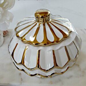 NEW! EXQUISITE TRINKET JEWELRY COVERED BOX